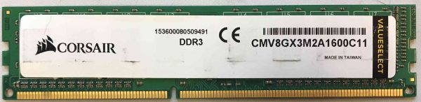 4GB 1Rx8 PC3-12800U Corsair