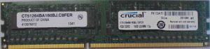 4GB 1Rx8 PC3-12800U Crucial
