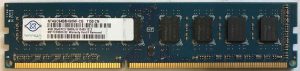 4GB 2Rx8 PC3-10600U-9-10-B0 Nanya