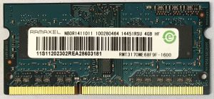 4GB 2Rx8 PC3-12800S-HF Ramaxel