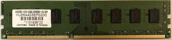 4GB 2Rx8 PC3-10600U Unifosa