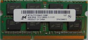 4GB 2Rx8 PC3-12800S-11-11-FP Micron