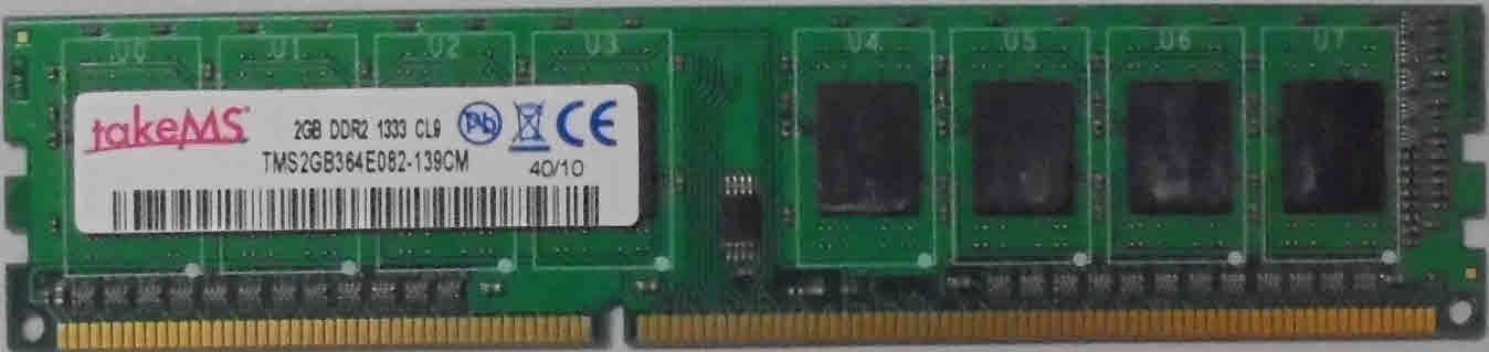 2GB 2Rx8 PC3-10600U takeMS